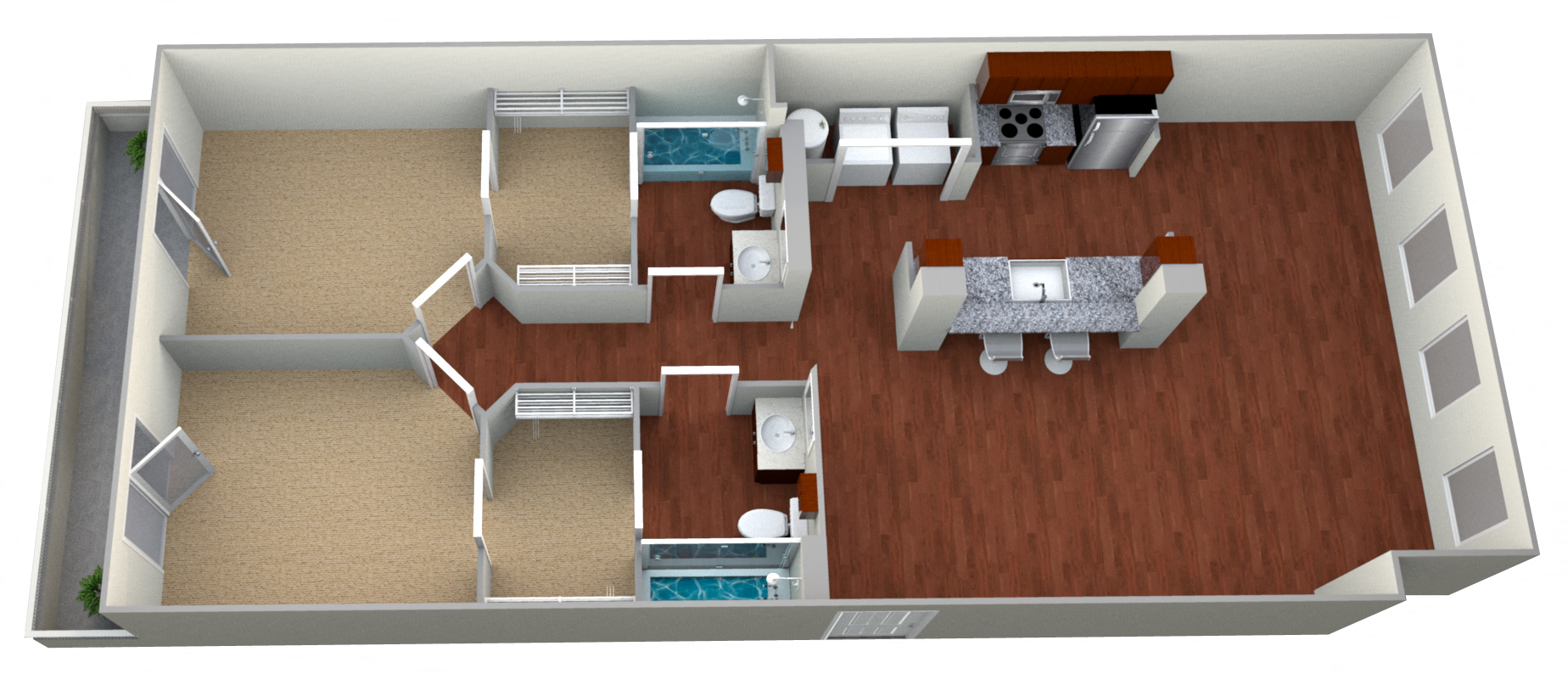 Suite A Floorplan